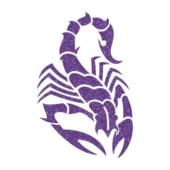 Polep vozidla SAMOLEPKA Štír 012 pravá (87 - Ultra Metalic fialová) NA AUTO, NÁLEPKA, FÓLIE, POLEP, TUNING, VLASTNÍ TEXT, TISK, AUTOSAMOLEPKY.cz, POLEPY, OBRÁZEK, LOGO, SAMOLEPKY