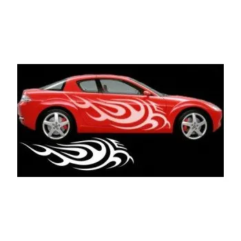 Polep vozidla SAMOLEPKA Samolepka na bok tattoo 073 (14 - fialová) NA AUTO, NÁLEPKA, FÓLIE, POLEP, TUNING, VLASTNÍ TEXT, TISK, AUTOSAMOLEPKY.cz, POLEPY, OBRÁZEK, LOGO, SAMOLEPKY