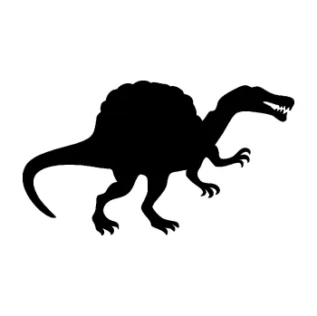 Samolepící dekorace SAMOLEPKA Spinosaurus 001 pravá (01 - černá) NA AUTO, NÁLEPKA, FÓLIE, POLEP, TUNING, VLASTNÍ TEXT, TISK, AUTOSAMOLEPKY.cz, POLEPY, OBRÁZEK, LOGO, SAMOLEPKY