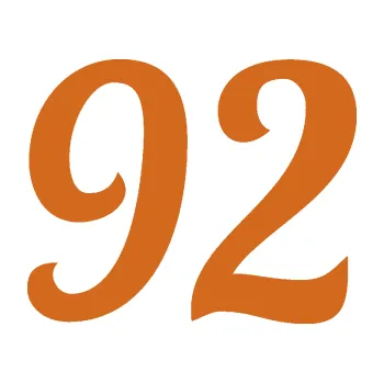 Polep vozidla Startovní číslo 92 typ 3 (26 - oříšková) SAMOLEPKA NA AUTO, NÁLEPKA, FÓLIE, POLEP, TUNING, VLASTNÍ TEXT, TISK, AUTOSAMOLEPKY.cz, POLEPY, OBRÁZEK, LOGO, 3D STICKERS