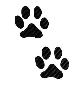 samolepka Tlapky 001 (50 - 3D karbon černý) SAMOLEPKA NA AUTO, NÁLEPKA, FÓLIE, POLEP, TUNING, VLASTNÍ TEXT, TISK, AUTOSAMOLEPKY.cz, POLEPY, OBRÁZEK, LOGO, 3D STICKERS