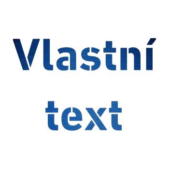 Polep vozidla Vlastní text - Stencil DIN (65 - škrábaný kov modrý) SAMOLEPKA NA AUTO, NÁLEPKA, FÓLIE, POLEP, TUNING, VLASTNÍ TEXT, TISK, AUTOSAMOLEPKY.cz, POLEPY, OBRÁZEK, LOGO, 3D STICKERS