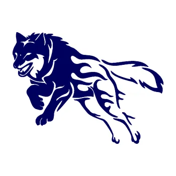 Polep vozidla Vlk 002 levá (23 - tmavě modrá) SAMOLEPKA NA AUTO, NÁLEPKA, FÓLIE, POLEP, TUNING, VLASTNÍ TEXT, TISK, AUTOSAMOLEPKY.cz, POLEPY, OBRÁZEK, LOGO, 3D STICKERS