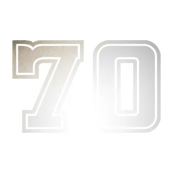 Polep vozidla Startovní číslo 70 typ 5 (82 - odrazková reflexní bílá) SAMOLEPKA NA AUTO, NÁLEPKA, FÓLIE, POLEP, TUNING, VLASTNÍ TEXT, TISK, AUTOSAMOLEPKY.cz, POLEPY, OBRÁZEK, LOGO, 3D STICKERS