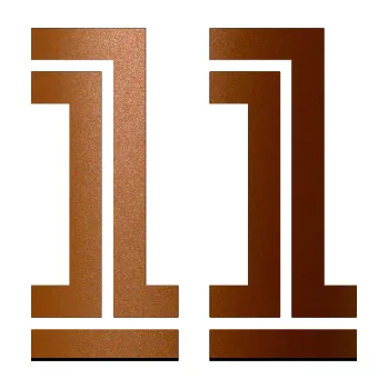 Polep vozidla Startovní číslo 11 typ 7 (44 - měděná metalíza) SAMOLEPKA NA AUTO, NÁLEPKA, FÓLIE, POLEP, TUNING, VLASTNÍ TEXT, TISK, AUTOSAMOLEPKY.cz, POLEPY, OBRÁZEK, LOGO, 3D STICKERS