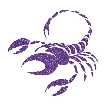 Samolepící dekorace Štír zvěrokruh 002 levá (87 - Ultra Metalic fialová) SAMOLEPKA NA AUTO, NÁLEPKA, FÓLIE, POLEP, TUNING, VLASTNÍ TEXT, TISK, AUTOSAMOLEPKY.cz, POLEPY, OBRÁZEK, LOGO, 3D STICKERS