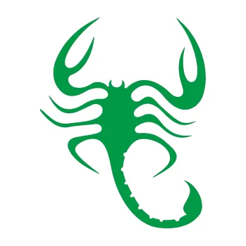 Polep vozidla Štír 002 pravá (12 - zelená) SAMOLEPKA NA AUTO, NÁLEPKA, FÓLIE, POLEP, TUNING, VLASTNÍ TEXT, TISK, AUTOSAMOLEPKY.cz, POLEPY, OBRÁZEK, LOGO, 3D STICKERS