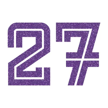 Polep vozidla SAMOLEPKA Startovní číslo 27 typ 7 (87 - Ultra Metalic fialová) NA AUTO, NÁLEPKA, FÓLIE, POLEP, TUNING, VLASTNÍ TEXT, TISK, AUTOSAMOLEPKY.cz, POLEPY, OBRÁZEK, LOGO, SAMOLEPKY