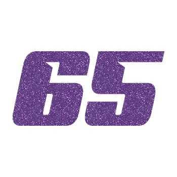 Polep vozidla SAMOLEPKA Startovní číslo 65 typ 6 (87 - Ultra Metalic fialová) NA AUTO, NÁLEPKA, FÓLIE, POLEP, TUNING, VLASTNÍ TEXT, TISK, AUTOSAMOLEPKY.cz, POLEPY, OBRÁZEK, LOGO, SAMOLEPKY