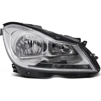 Přední světlomet TUNING-TEC Přední světlo Mercedes W204 11-14 chrom, pravé TYC