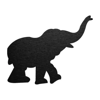 Samolepící dekorace Slon 022 pravá (63 - škrábaný kov černý) SAMOLEPKA NA AUTO, NÁLEPKA, FÓLIE, POLEP, TUNING, VLASTNÍ TEXT, TISK, AUTOSAMOLEPKY.cz, POLEPY, OBRÁZEK, LOGO, 3D STICKERS