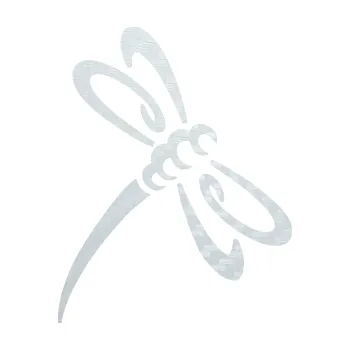 Samolepící dekorace Vážka 002 pravá (51 - 3D karbon bílý) SAMOLEPKA NA AUTO, NÁLEPKA, FÓLIE, POLEP, TUNING, VLASTNÍ TEXT, TISK, AUTOSAMOLEPKY.cz, POLEPY, OBRÁZEK, LOGO, 3D STICKERS