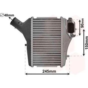Motor automobilu Chladič turba VAN WEZEL 25004286