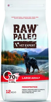 Krmivo pro psa VetExpert Raw Paleo Dog Adult Large Beef 12 kg