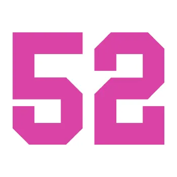 Polep vozidla Startovní číslo 52 (16 - růžová) SAMOLEPKA NA AUTO, NÁLEPKA, FÓLIE, POLEP, TUNING, VLASTNÍ TEXT, TISK, AUTOSAMOLEPKY.cz, POLEPY, OBRÁZEK, LOGO, 3D STICKERS