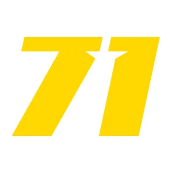 Polep vozidla Startovní číslo 71 typ 6 (13 - jasně žlutá) SAMOLEPKA NA AUTO, NÁLEPKA, FÓLIE, POLEP, TUNING, VLASTNÍ TEXT, TISK, AUTOSAMOLEPKY.cz, POLEPY, OBRÁZEK, LOGO, 3D STICKERS