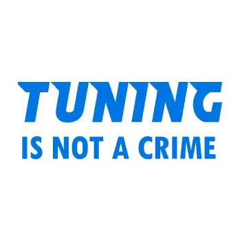 Polep vozidla SAMOLEPKA Tuning is not a crime 001 nápis (11 - modrá oceán) NA AUTO, NÁLEPKA, FÓLIE, POLEP, TUNING, VLASTNÍ TEXT, TISK, AUTOSAMOLEPKY.cz, POLEPY, OBRÁZEK, LOGO, SAMOLEPKY