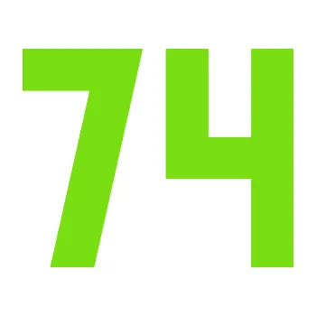 Polep vozidla Startovní číslo 74 (04 - zelená kawasaki) SAMOLEPKA NA AUTO, NÁLEPKA, FÓLIE, POLEP, TUNING, VLASTNÍ TEXT, TISK, AUTOSAMOLEPKY.cz, POLEPY, OBRÁZEK, LOGO, 3D STICKERS