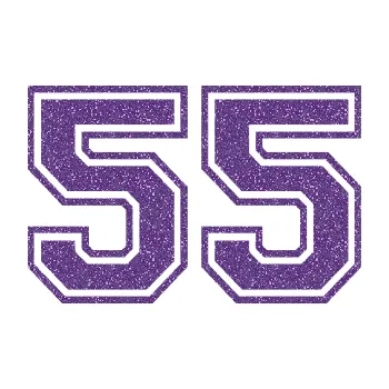 Polep vozidla SAMOLEPKA Startovní číslo 55 typ 4 (87 - Ultra Metalic fialová) NA AUTO, NÁLEPKA, FÓLIE, POLEP, TUNING, VLASTNÍ TEXT, TISK, AUTOSAMOLEPKY.cz, POLEPY, OBRÁZEK, LOGO, SAMOLEPKY