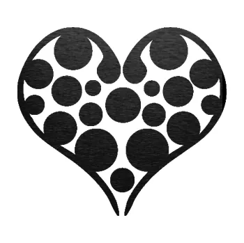 Samolepící dekorace SAMOLEPKA Srdíčko 008 (63 - škrábaný kov černý) NA AUTO, NÁLEPKA, FÓLIE, POLEP, TUNING, VLASTNÍ TEXT, TISK, AUTOSAMOLEPKY.cz, POLEPY, OBRÁZEK, LOGO, SAMOLEPKY