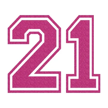 Polep vozidla Startovní číslo 21 typ 4 (90 - Ultra Metalic růžová) SAMOLEPKA NA AUTO, NÁLEPKA, FÓLIE, POLEP, TUNING, VLASTNÍ TEXT, TISK, AUTOSAMOLEPKY.cz, POLEPY, OBRÁZEK, LOGO, 3D STICKERS