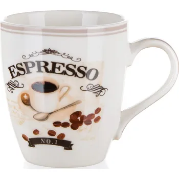 Hrnek 240ml ESPRESSO dekor 2, keramický