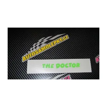 Samolepící dekorace The Doctor plný (17 - šedá) SAMOLEPKA NA AUTO, NÁLEPKA, FÓLIE, POLEP, TUNING, VLASTNÍ TEXT, TISK, AUTOSAMOLEPKY.cz, POLEPY, OBRÁZEK, LOGO, 3D STICKERS