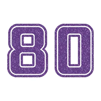 Polep vozidla SAMOLEPKA Startovní číslo 80 typ 5 (87 - Ultra Metalic fialová) NA AUTO, NÁLEPKA, FÓLIE, POLEP, TUNING, VLASTNÍ TEXT, TISK, AUTOSAMOLEPKY.cz, POLEPY, OBRÁZEK, LOGO, SAMOLEPKY