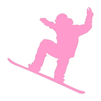 Samolepicí dekorace na vozidlo Snowboard 003 levá (24 - světle růžová) SAMOLEPKA NA AUTO, NÁLEPKA, FÓLIE, POLEP, TUNING, VLASTNÍ TEXT, TISK, AUTOSAMOLEPKY.cz, POLEPY, OBRÁZEK, LOGO, 3D STICKERS
