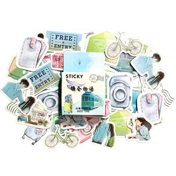 samolepka Sada samolepek - Cestování po Japonsku (46ks)