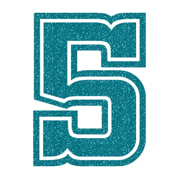 Polep vozidla SAMOLEPKA Startovní číslo 5 typ 5 (92 - Ultra Metalic tyrkysová) NA AUTO, NÁLEPKA, FÓLIE, POLEP, TUNING, VLASTNÍ TEXT, TISK, AUTOSAMOLEPKY.cz, POLEPY, OBRÁZEK, LOGO, SAMOLEPKY