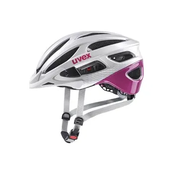 Cyklistická přilba Uvex helma True 52-55 silver-fuchsia