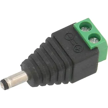 Vývojová deska DC svorka samec - 3,5 x 1,35 mm