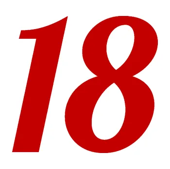 Polep vozidla Startovní číslo 18 typ 3 (18 - tmavě červená) SAMOLEPKA NA AUTO, NÁLEPKA, FÓLIE, POLEP, TUNING, VLASTNÍ TEXT, TISK, AUTOSAMOLEPKY.cz, POLEPY, OBRÁZEK, LOGO, 3D STICKERS