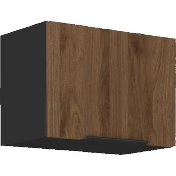 Kuchyňská linka Horní skříňka 50 GU-36 1F Monza černá matná / ořech okapi