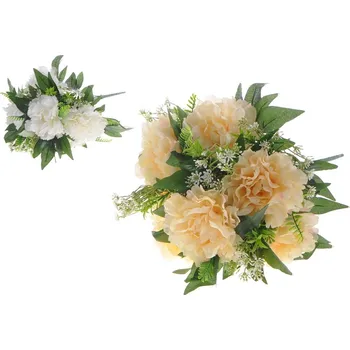 umělá květina Umělé květiny, plast 500mm pivoňka puget 11ks, mix barev 169 gram