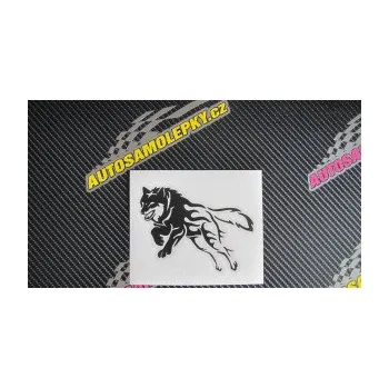 Polep vozidla SAMOLEPKA Vlk 002 levá (10 - červená) NA AUTO, NÁLEPKA, FÓLIE, POLEP, TUNING, VLASTNÍ TEXT, TISK, AUTOSAMOLEPKY.cz, POLEPY, OBRÁZEK, LOGO, SAMOLEPKY