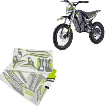 Dětská tříkolka Sada polepů pro MiniRocket eDIRT, zelená