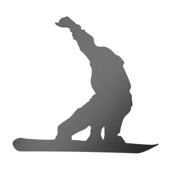 Samolepicí dekorace na vozidlo Snowboard 011 pravá (41 - grafitová metalíza) SAMOLEPKA NA AUTO, NÁLEPKA, FÓLIE, POLEP, TUNING, VLASTNÍ TEXT, TISK, AUTOSAMOLEPKY.cz, POLEPY, OBRÁZEK, LOGO, 3D STICKERS