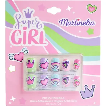 Lak na nehty Martinelia Super Girl Nails umělé nehty pro děti 10 ks