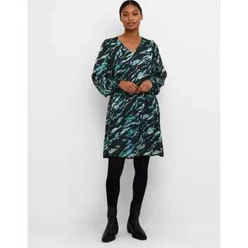 Dámské šaty Kaffe Každodenní šaty Chucky 10508128 Zelená Regular Fit 40