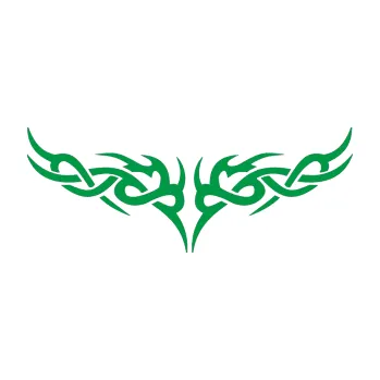 Polep vozidla Tetování 023 (12 - zelená) SAMOLEPKA NA AUTO, NÁLEPKA, FÓLIE, POLEP, TUNING, VLASTNÍ TEXT, TISK, AUTOSAMOLEPKY.cz, POLEPY, OBRÁZEK, LOGO, 3D STICKERS