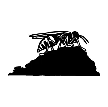 Samolepící dekorace SAMOLEPKA Vosa 002 pravá (01 - černá) NA AUTO, NÁLEPKA, FÓLIE, POLEP, TUNING, VLASTNÍ TEXT, TISK, AUTOSAMOLEPKY.cz, POLEPY, OBRÁZEK, LOGO, SAMOLEPKY