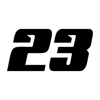 Polep vozidla Startovní číslo 23 typ 6 (01 - černá) SAMOLEPKA NA AUTO, NÁLEPKA, FÓLIE, POLEP, TUNING, VLASTNÍ TEXT, TISK, AUTOSAMOLEPKY.cz, POLEPY, OBRÁZEK, LOGO, 3D STICKERS