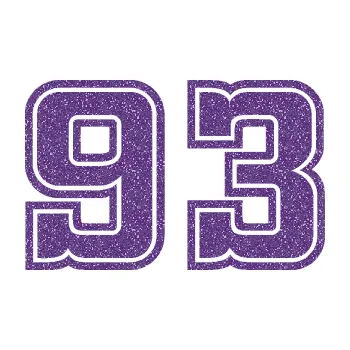 Polep vozidla SAMOLEPKA Startovní číslo 93 typ 5 (87 - Ultra Metalic fialová) NA AUTO, NÁLEPKA, FÓLIE, POLEP, TUNING, VLASTNÍ TEXT, TISK, AUTOSAMOLEPKY.cz, POLEPY, OBRÁZEK, LOGO, SAMOLEPKY