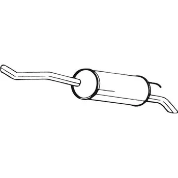 Výfukový systém Zadní tlumič výfuku BOSAL 135-495