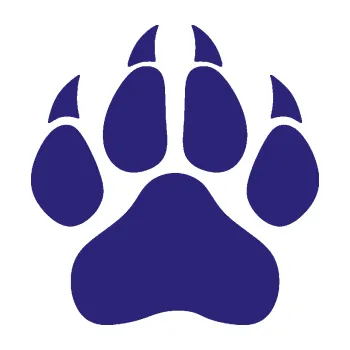 samolepka Tlapka 009 (22 - střední modrá) SAMOLEPKA NA AUTO, NÁLEPKA, FÓLIE, POLEP, TUNING, VLASTNÍ TEXT, TISK, AUTOSAMOLEPKY.cz, POLEPY, OBRÁZEK, LOGO, 3D STICKERS