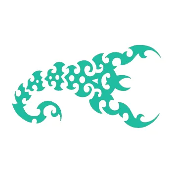 Polep vozidla Štír 015 pravá (25 - tyrkysová) SAMOLEPKA NA AUTO, NÁLEPKA, FÓLIE, POLEP, TUNING, VLASTNÍ TEXT, TISK, AUTOSAMOLEPKY.cz, POLEPY, OBRÁZEK, LOGO, 3D STICKERS