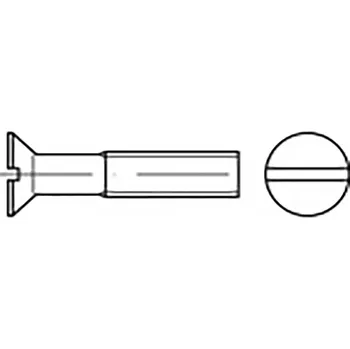 Šroub TOOLCRAFT TO-6867861 zápustný šroub M2.5 6 mm příruba Ušlechtilá ocel V4A A4 200 ks