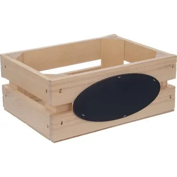 Bedýnka dřevo Industrial tabulka 20x14,5x8 cm